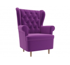 Кресло Торин Люкс вельвет фиолетовый