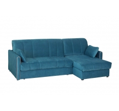 Угловой диван Доминик правый синий 155