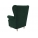 Кресло Торин Люкс велюр зеленый